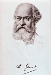 Retrato de Charles Gounod (1818-1893) compositor inglés