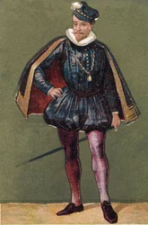 Retrato de Carlos IX (1550-1574), Rey de Francia.