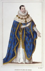 Retrato de Carlos IX (1550 - 1574), Rey de Francia