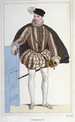 Retrato de Carlos IX (1550 - 1574), Rey de Francia