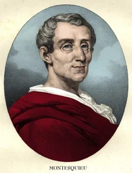 Retrato de Charles de Secondat, barón de La Brède y Montesquieu (1689 - 1755)