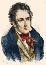 Retrato de Chateaubriand. Grabado del siglo XIX