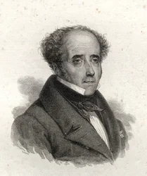 Retrato de Chateaubriand, grabado del siglo XIX