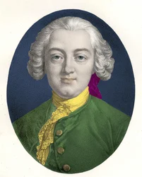 Retrato de Claude Adrien Helvétius (1715 - 1771) filósofo francés