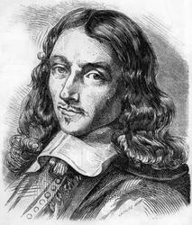 Retrato de Claude Perrault (1613-1688), arquitecto, médico y físico francés. Grabado de 1866