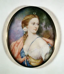 Retrato de la condesa Anna Walewska, nacida Anna Maria Ricci, esposa del conde Walewski (1810 - 1868). Museo del Risorgimento, Milán