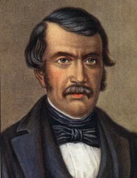 Retrato de David Livingstone, misionero escocés y explorador africano.