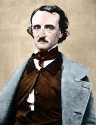 Retrato de Edgar Allan Poe (1809-1849), escritor estadounidense.