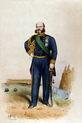 Retrato de Eugenio di Savoia Carignano (1816-1888)
