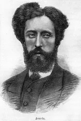 Retrato de François Jourde. Revolucionario francés 1843-1893