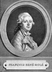 Retrato de François René Molé (1734-1802). Actor francés.