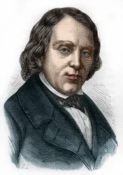 Retrato de François Vincent Raspail (1794-1878), biólogo, químico y político francés.