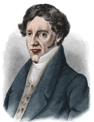 Retrato de Franz Grillparzer (1791-1872), dramaturgo austriaco