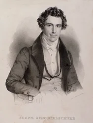 Retrato de Franz Schoberlechner (grabado)