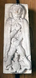 Retrato de Federico I Barbarroja (Emperador Romano Germánico de la Casa de Hohenstaufen)