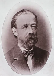 Retrato de Friedrich Smetana (grabado después de una foto)