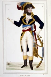 Retrato del General Napoleón Bonaparte (1769 - 1821) en uniforme.