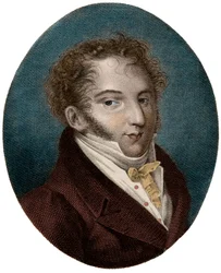 Retrato de Gioachino Rossini (1792-1868), compositor italiano