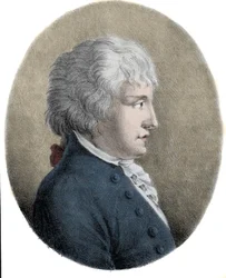 Retrato de Giovanni Battista Pergolesi (1710-1736), compositor italiano. Grabado del siglo XIX