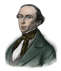 Retrato de Gottfried Ludolf Camphausen (1803-1890) político prusiano, Primer Ministro de Prusia
