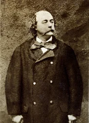 Retrato de Gustave Flaubert (1821-1880), escritor francés
