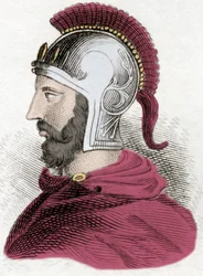 Retrato de Aníbal o Annibal Barca (ca. 247-183 a.C.), general y estadista cartaginés.
