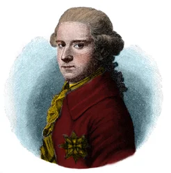 Retrato de Herzog Karl (Carl) August von Sachsen Weimar Eisenach (Carlos Augusto de Sajonia-Weimar-Eisenach)