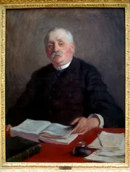 Retrato de Hippolyte BERNHEIM (1840-1919) Médico francés