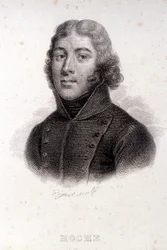 Retrato de Hoche, grabado del siglo XIX