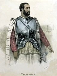 Retrato del tenor italiano Enrico Tamberlick (1820 - 1869) en Otello de Gioacchino Rossini.