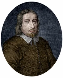 Retrato de Jakob Bohme (o Boehme) (1575-1624) filósofo y místico alemán. Grabado del siglo XVII.
