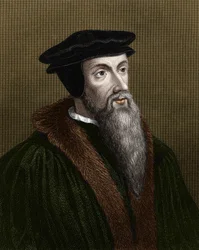 Retrato de Jean Calvin (1509-1564), reformador religioso y escritor francés.
