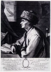 Retrato de Jean Jacques Rousseau
