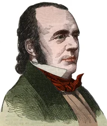 Retrato de Jean Louis Rodolphe Agassiz (1807-1873), naturalista estadounidense