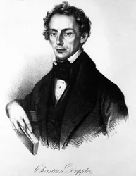 Retrato de Christian Andreas Doppler (1803-1853), físico austriaco. De Franz Sir
