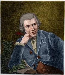 Retrato de Johann Wilhelm Ludwig Gleim (1719-1803) poeta alemán.