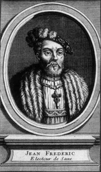 Retrato de Juan Federico, el Magnánimo, Elector de Sajonia (1503 - 1554) - s.f.