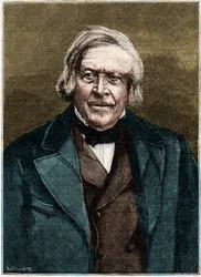 Retrato de Jules Michelet, historiador y escritor francés (1798 - 1874).