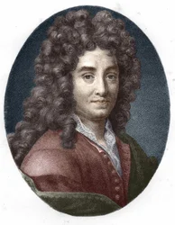 Retrato de La Bruyère. Grabado del siglo XIX.