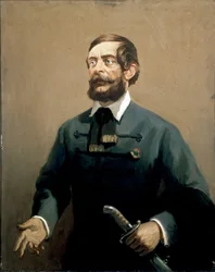 Retrato de Lajos Kossuth, estadista y revolucionario húngaro, c.1870 (pintura)