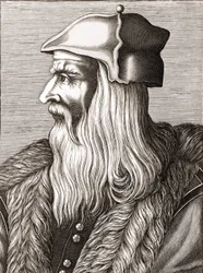 Retrato de Leonardo da Vinci (1452 - 1519)