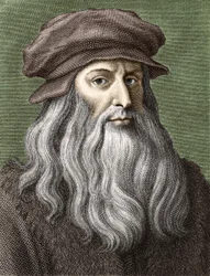 Retrato de Leonardo da Vinci