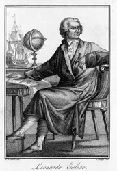 Retrato de Leonhard Euler (1707 - 1783), matemático suizo.