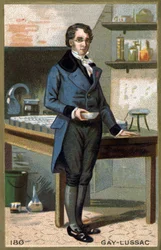 Retrato de Louis-Joseph Gay-Lussac (1778 - 1850), físico y químico francés.