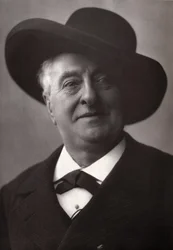 Retrato de Louis Hyacinthe Duflost, conocido como Hyacinthe, comediante y cantante de opereta francés 1814-1887.