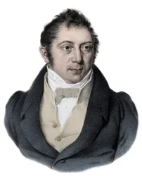 Retrato de Louis Ludwig Spohr (1784 - 1859) compositor, violinista y director de orquesta alemán.
