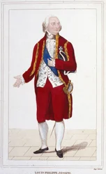 Retrato de Luis Felipe II José, Duque de Orleans y Chartres, conocido como Felipe Igualdad