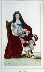 Retrato de Luis XIV (1638 - 1715), Rey de Francia