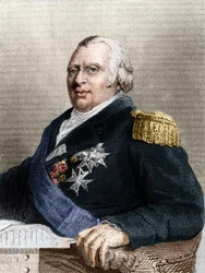 Retrato de Luis XVIII (1755 - 1824), Rey de Francia