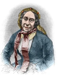 Retrato de Madame Desbordes Valmore (Marceline Felicite Josephine Desbordes-Valmore)